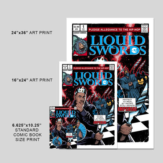 Liquid Swords - Comic Cover Art Print