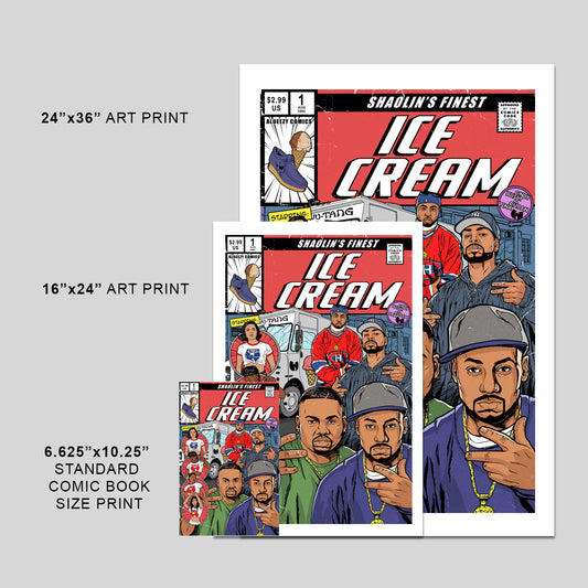 Ice Cream - Comic Cover Art Print