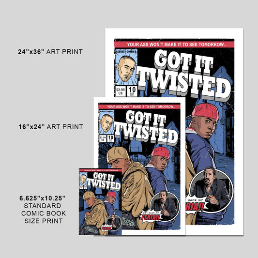 Got it Twisted - Comic Cover Art Print