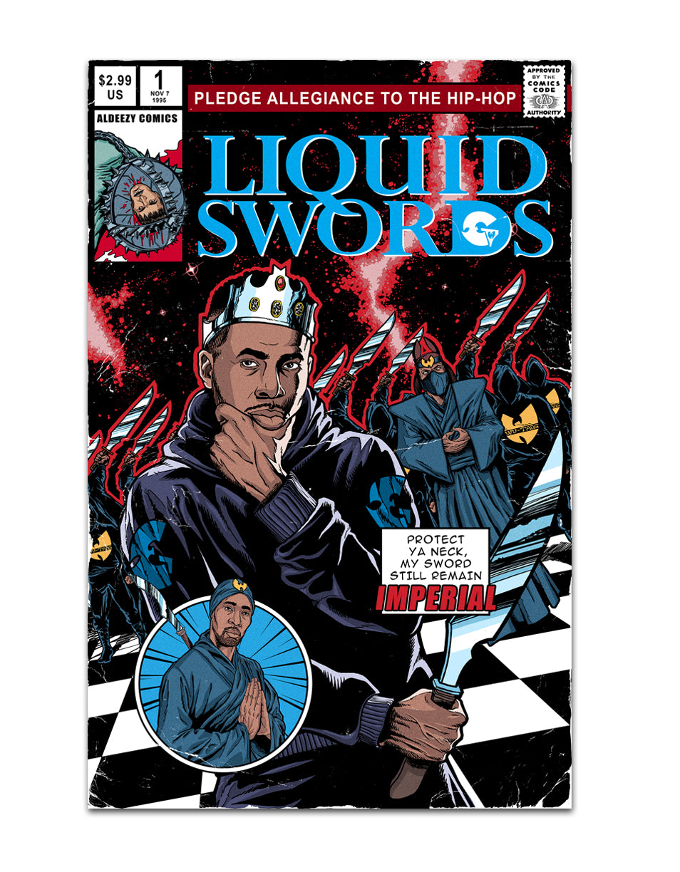 Liquid Swords - Comic Cover Art Print