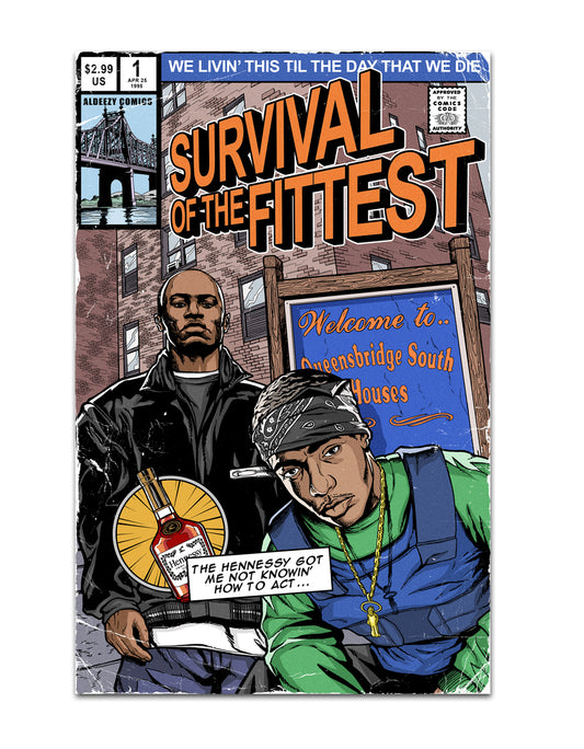 Survival of thr Fittest - Comic Cover Art Print
