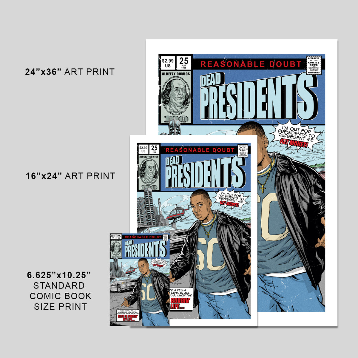 Dead Presidents - Comic Cover Art Print