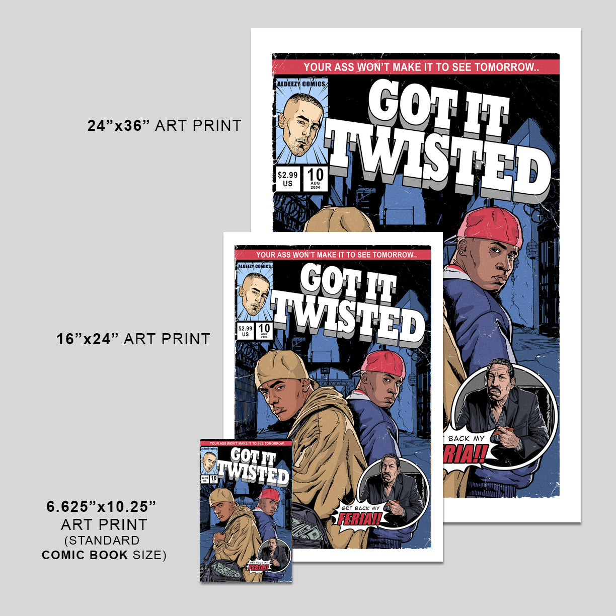 Got it Twisted - Comic Cover Art Print (Copy)