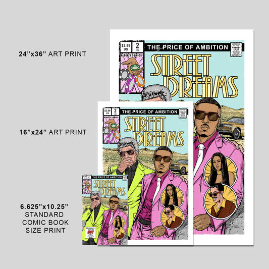 Street Dreams - Comic Cover Art Print