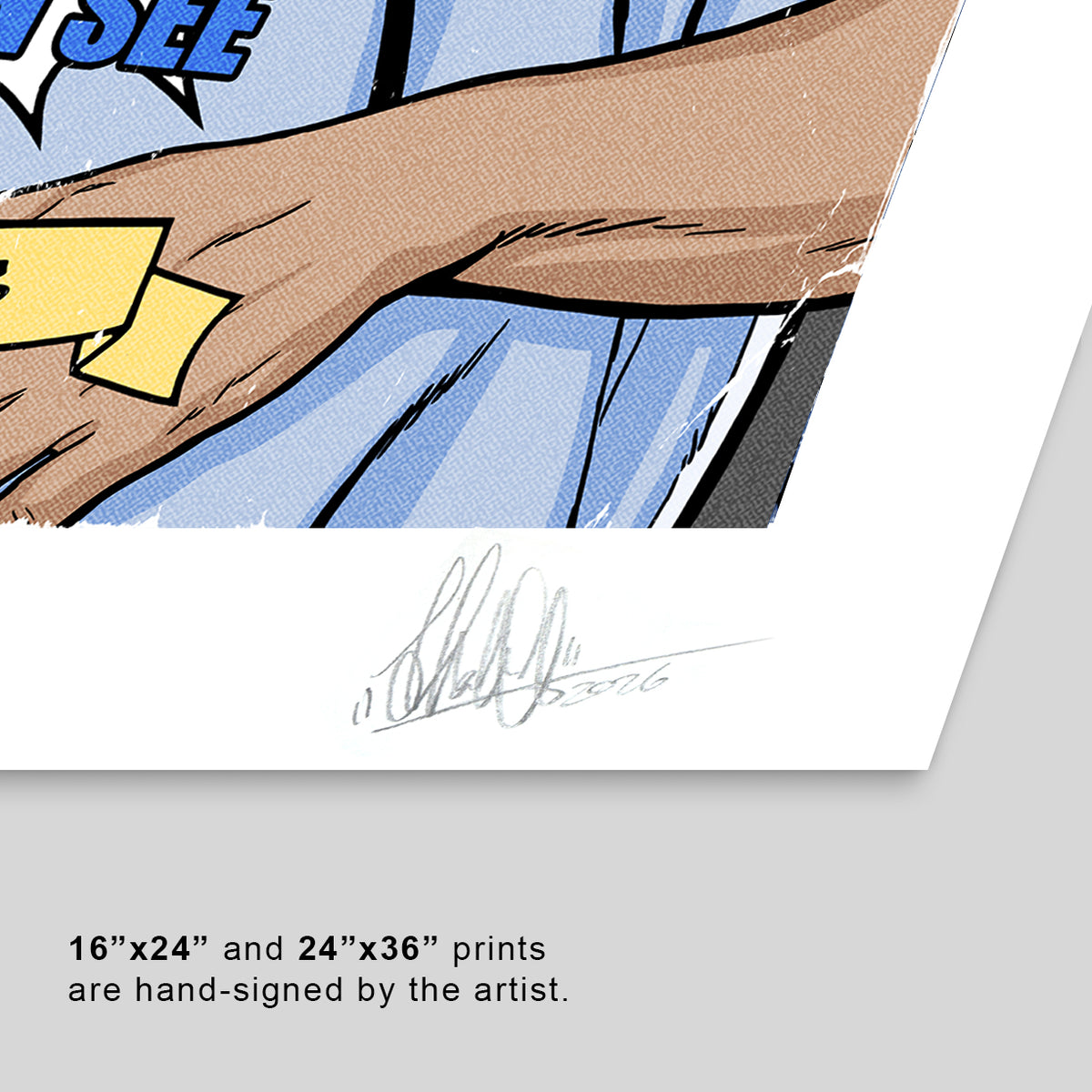 Step Into A World - Comic Cover Art Print