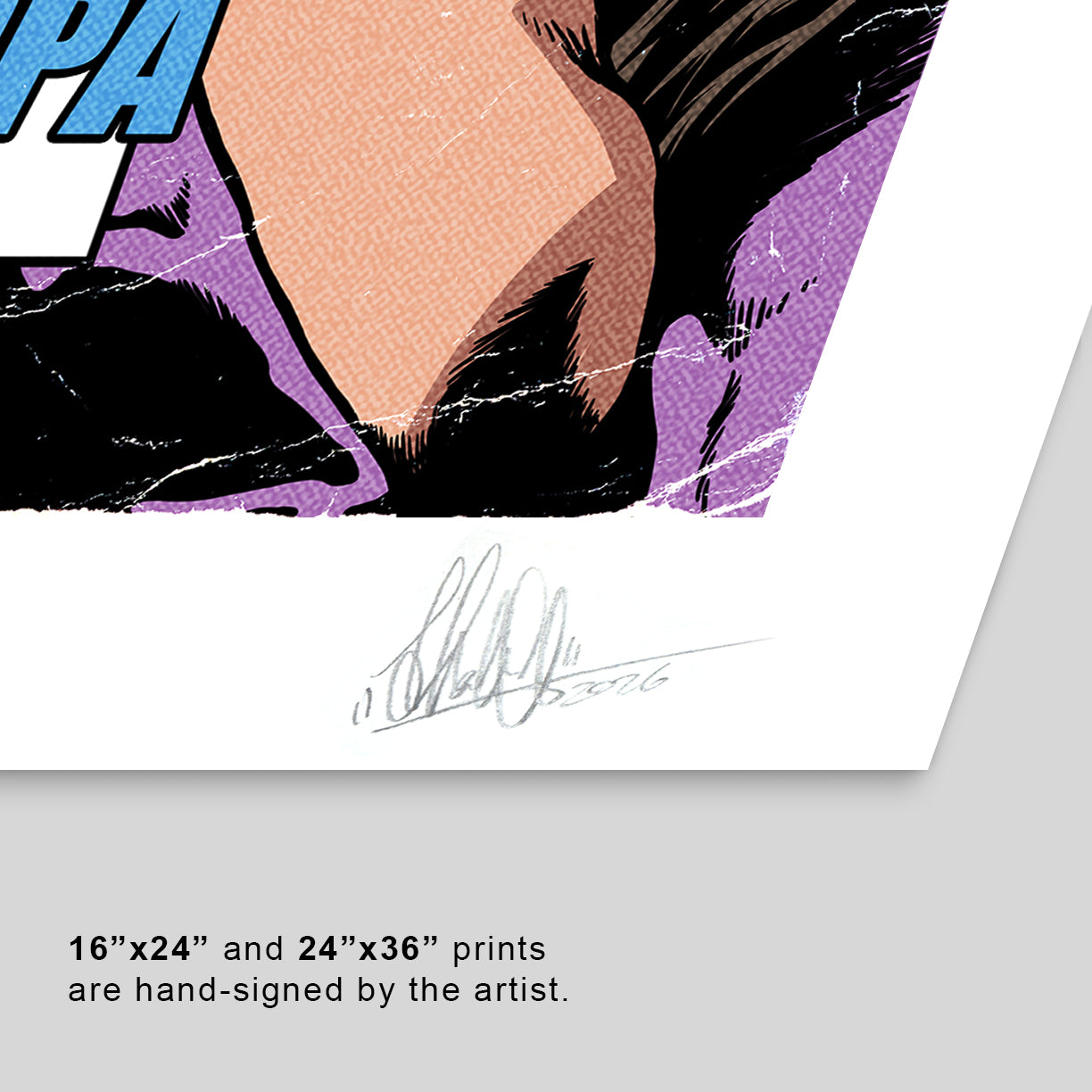 Warning - Comic Cover Art Print