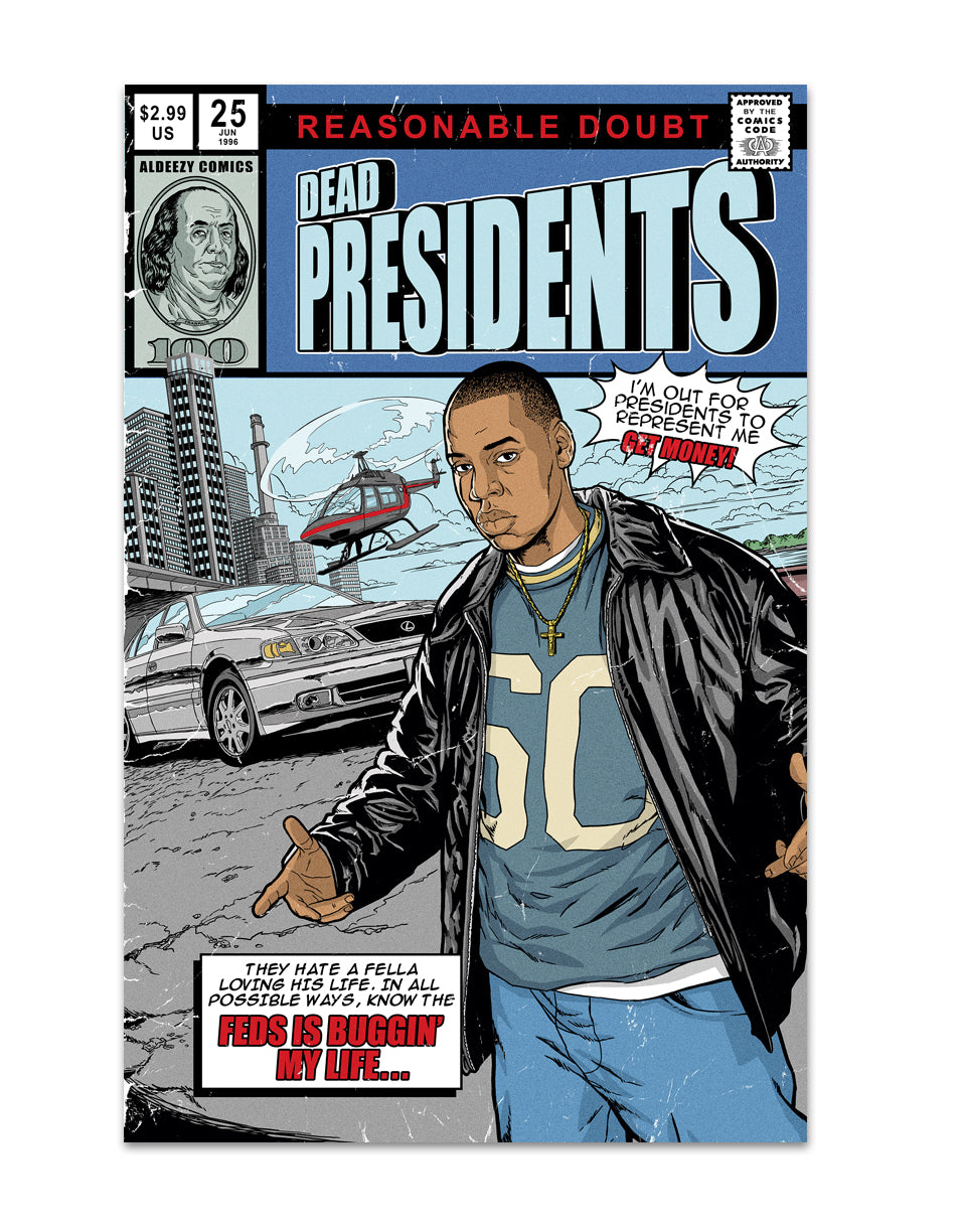 Dead Presidents - Comic Cover Art Print