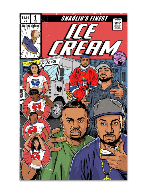 Ice Cream - Comic Cover Art Print