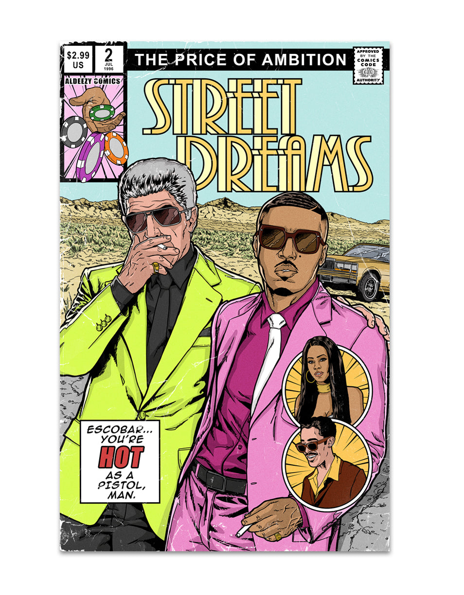 Street Dreams - Comic Cover Art Print