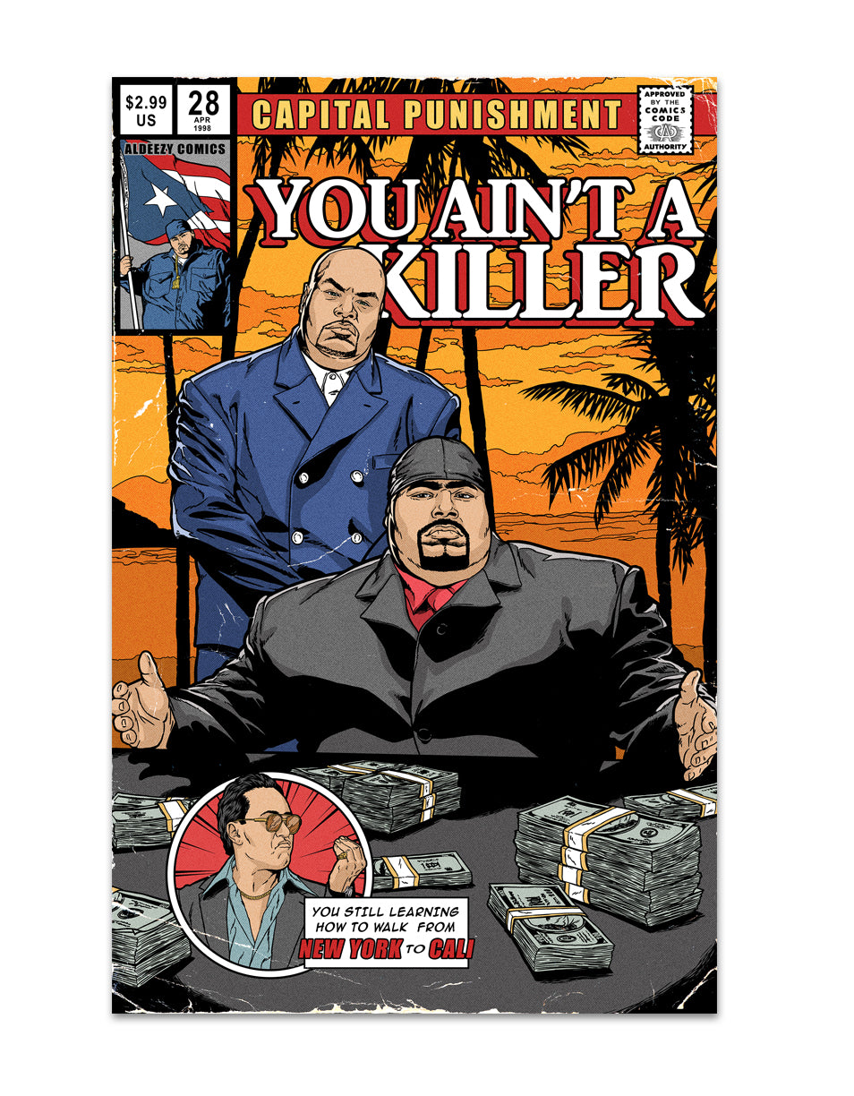 You Ain't a Killer - Comic Cover Art Print