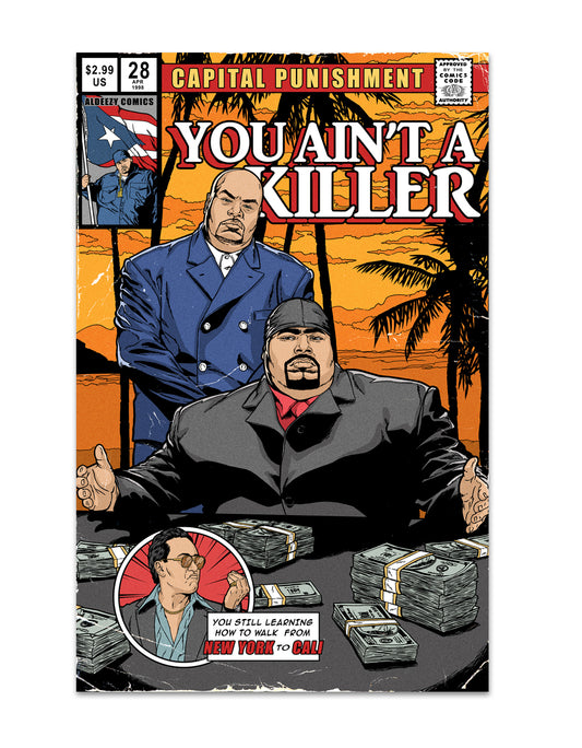 You Ain't a Killer - Comic Cover Art Print