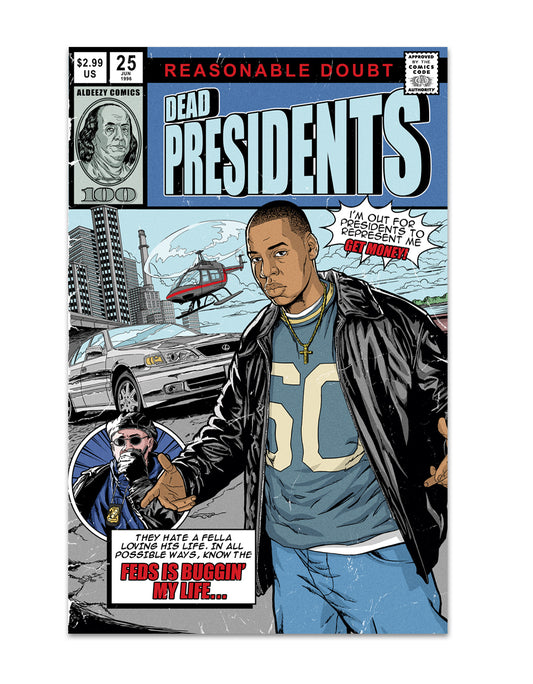 Dead Presidents - Comic Cover Art Print